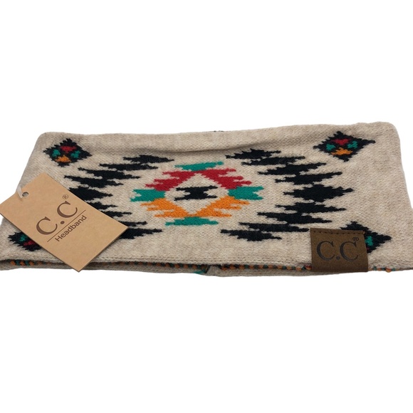 Southwestern Aztec Print Winter Ear Warmers Knit Headbands HeadWr - Picture 11 of 11